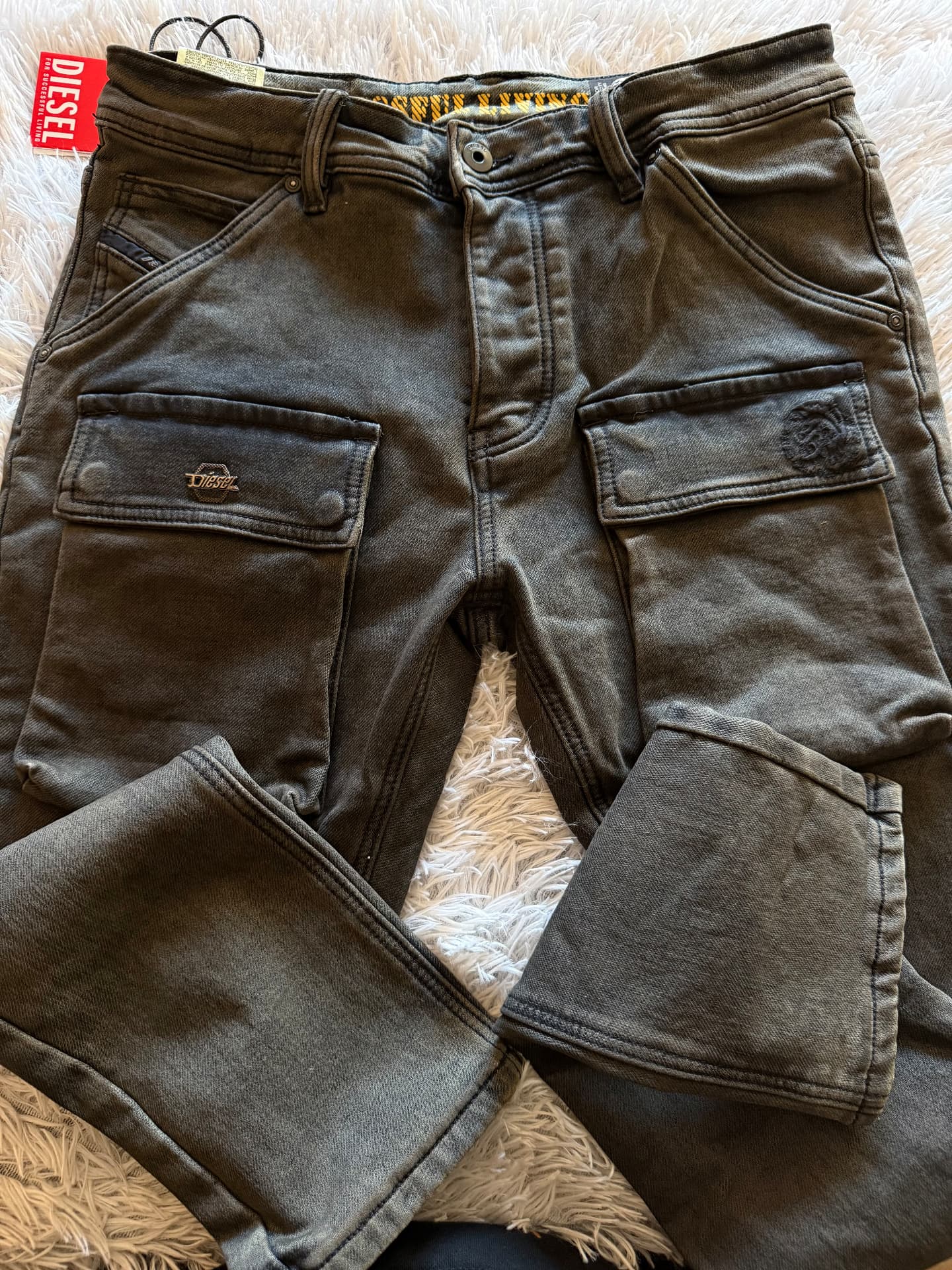 Diesel Cargo Jeans — Washed Cargo