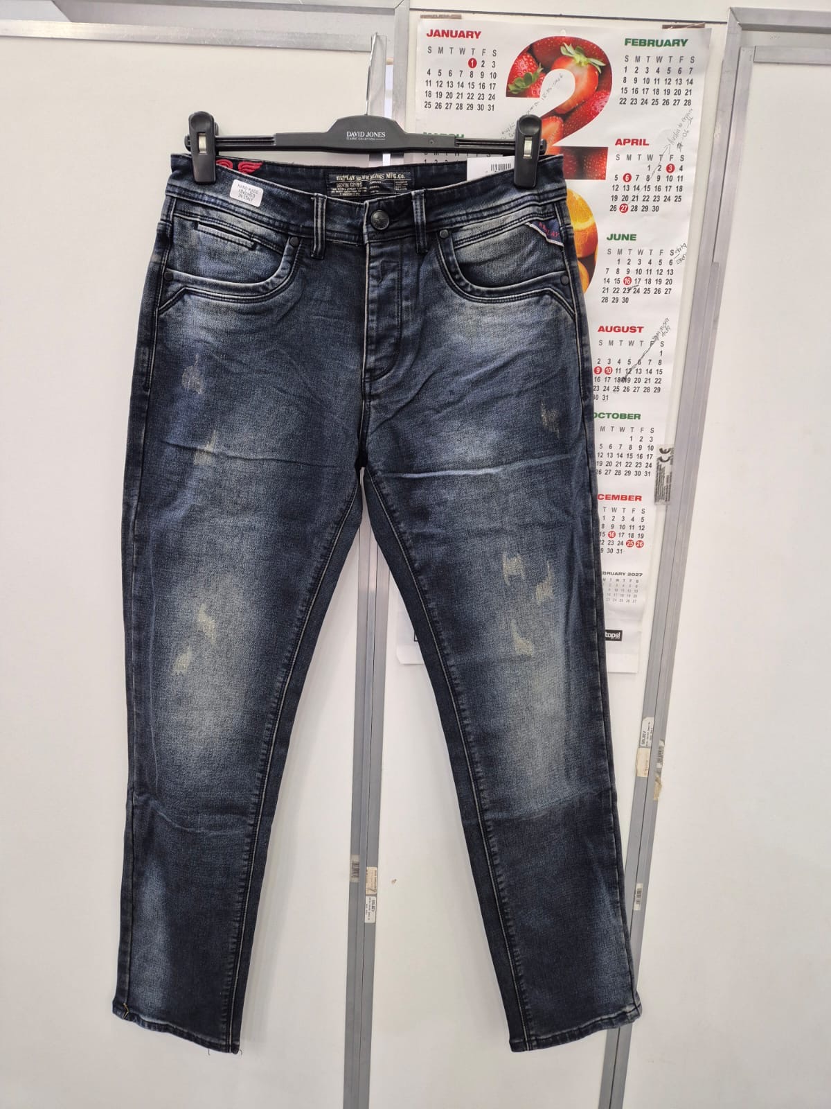 Replay Anbass Jeans — Blue Wash