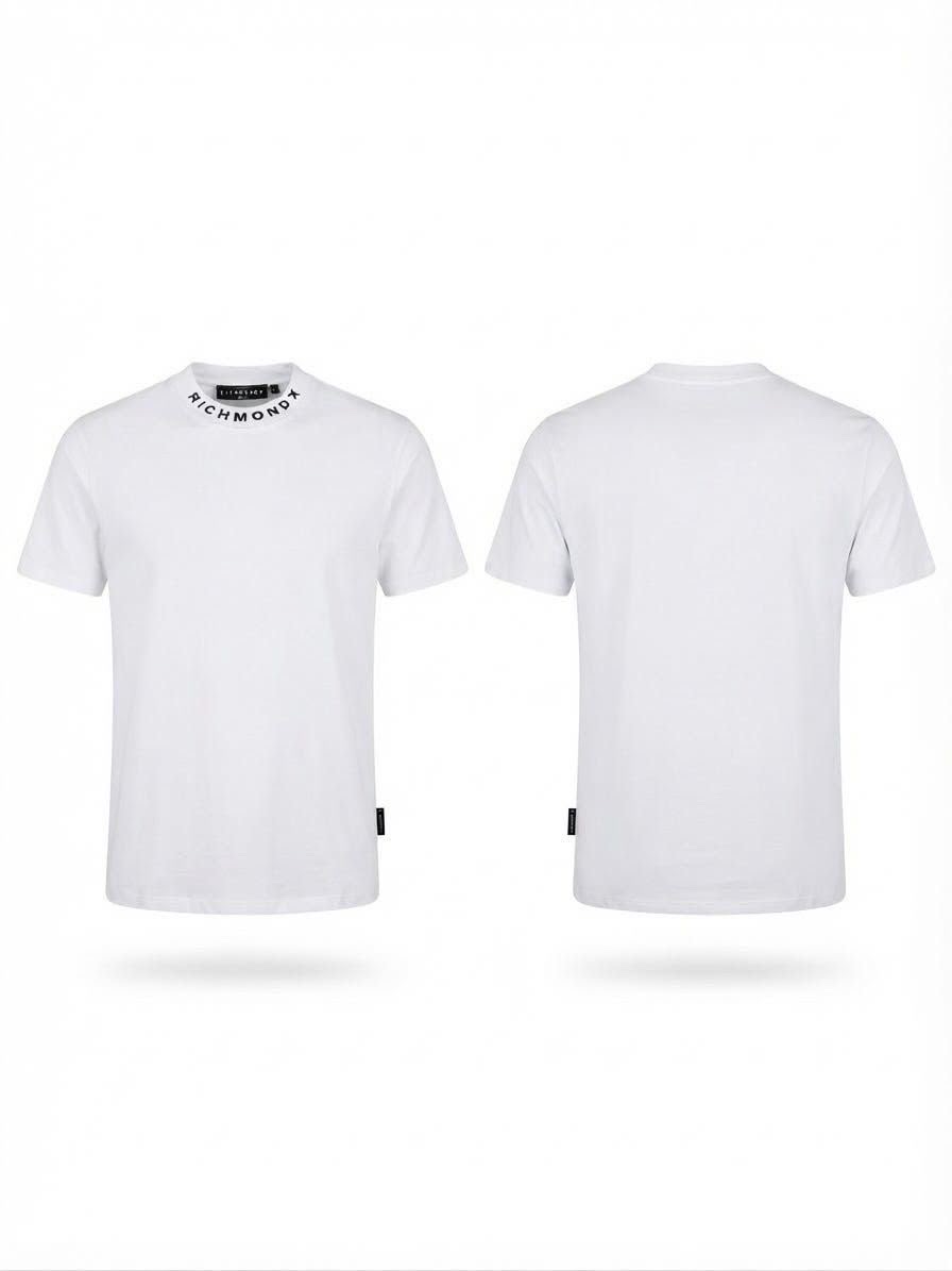 Richmond X Collar Tee — White