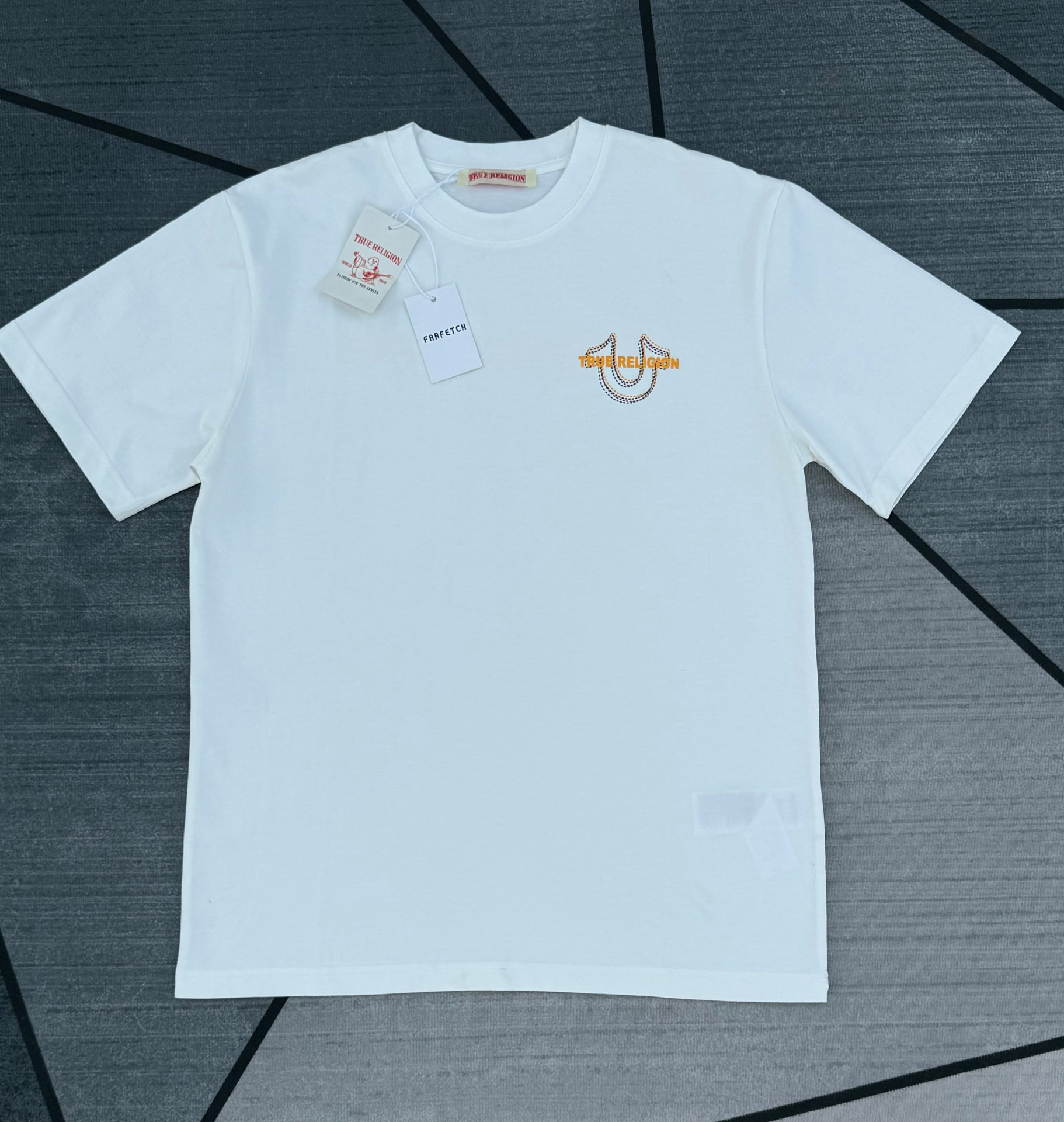 True Religion Logo Tee — White