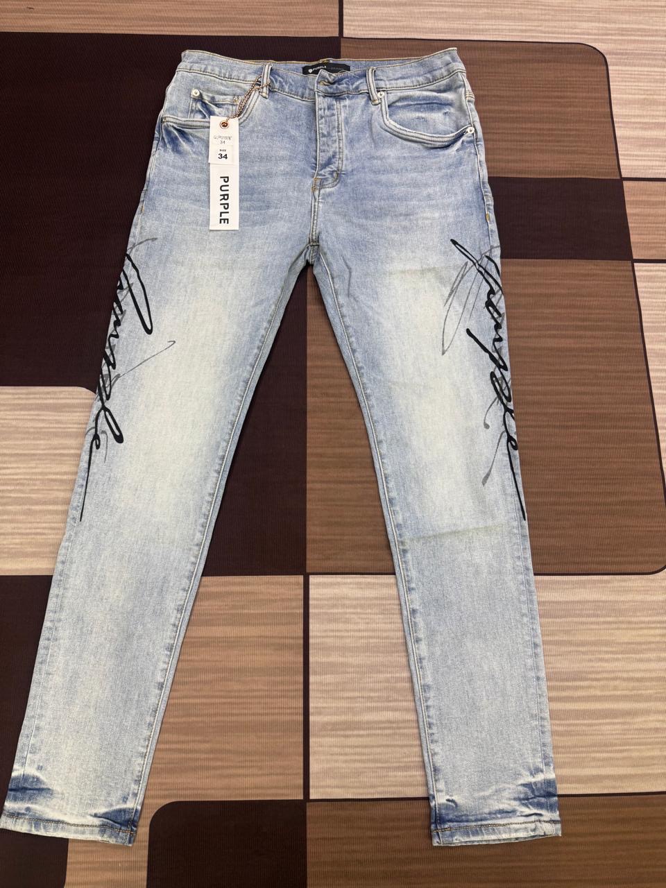 Purple Brand Jeans — Signature Light Blue