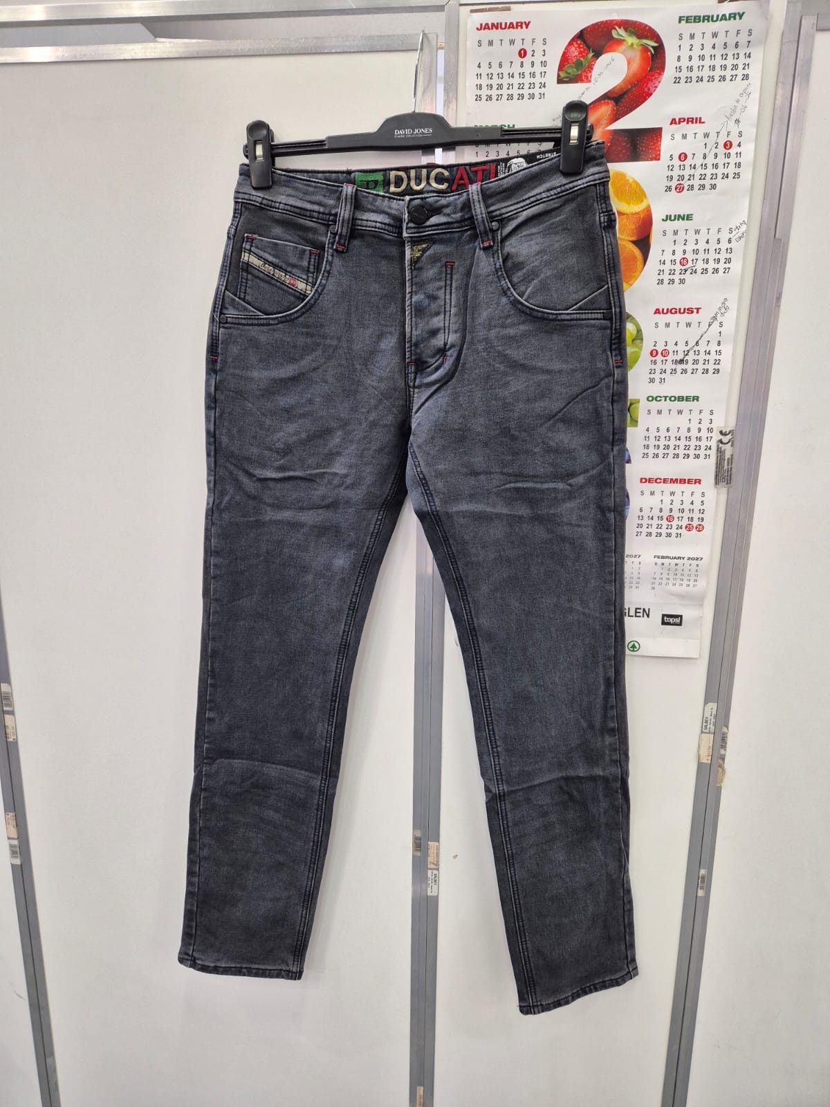 Diesel Ducati Jeans — Washed Grey