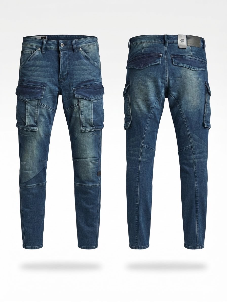 G-Star RAW Cargo Jeans — Blue