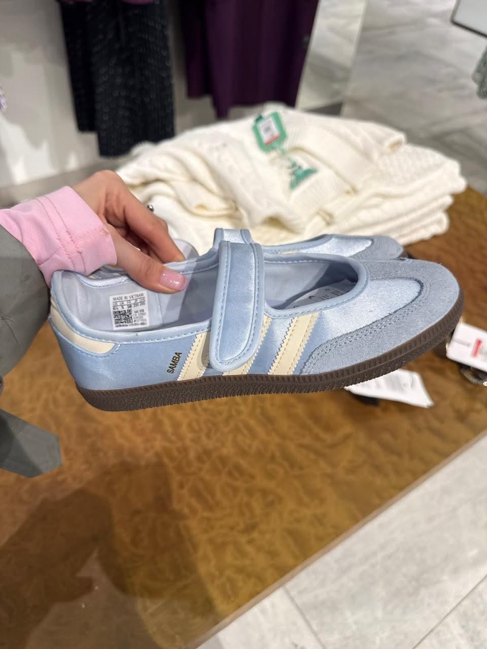 Adidas Samba Jane β Baby Blue