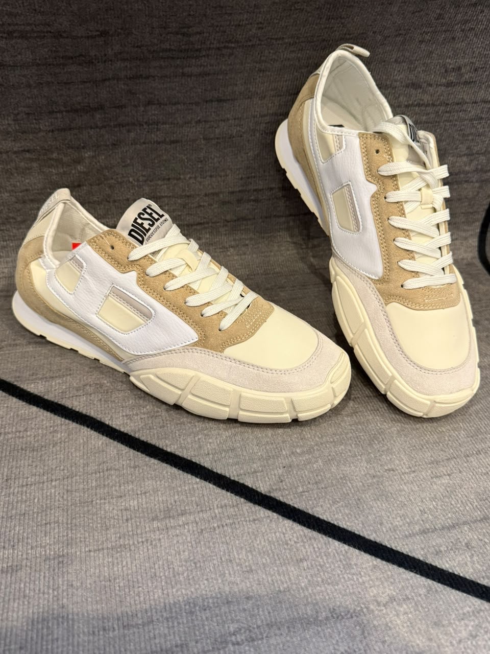 Diesel S-Racer Low Cream Tan