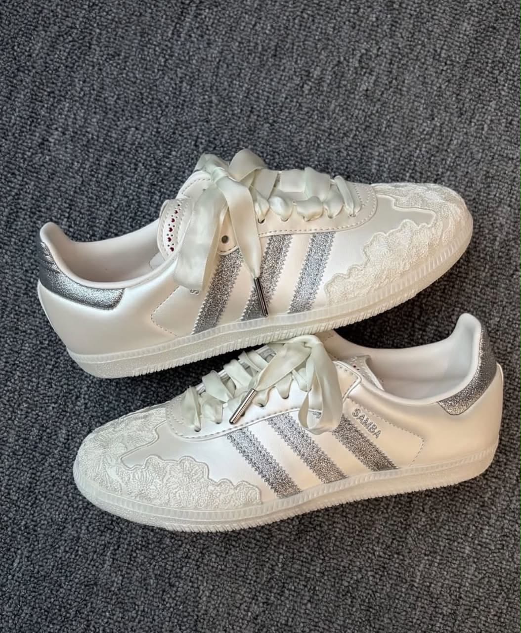 Adidas Samba β White Lace/Silver
