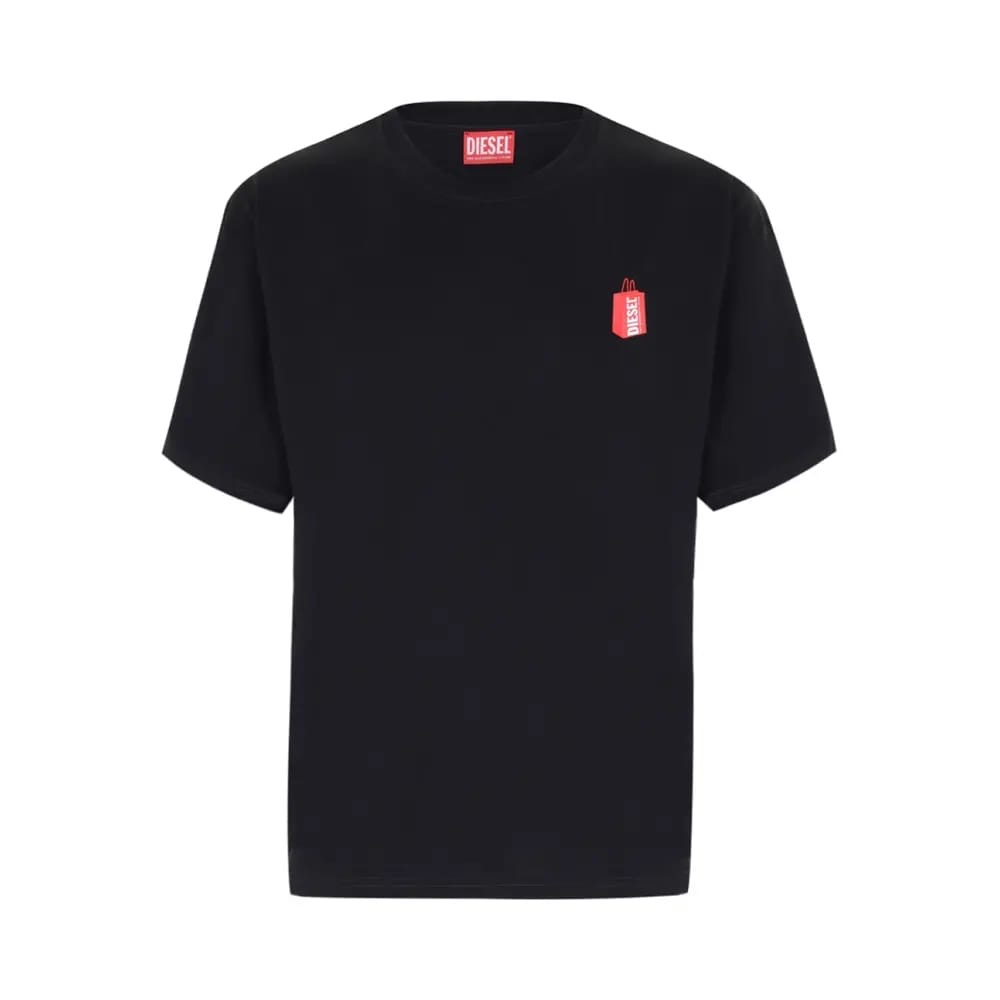 Diesel Red Tag Tee — Black