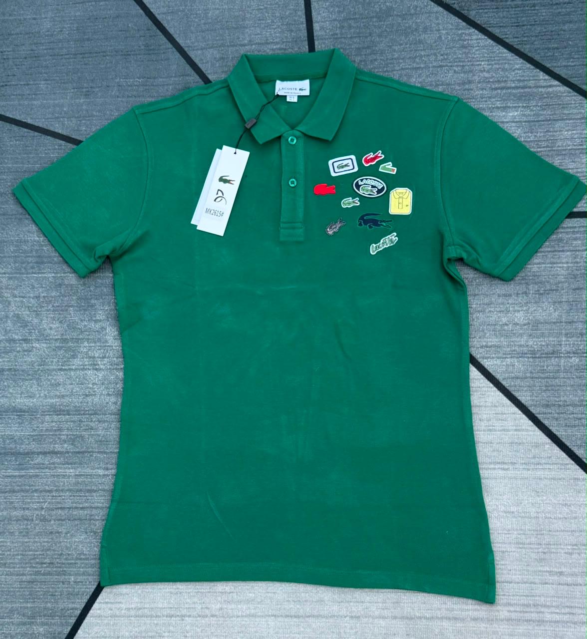 Lacoste Badges Polo — Green