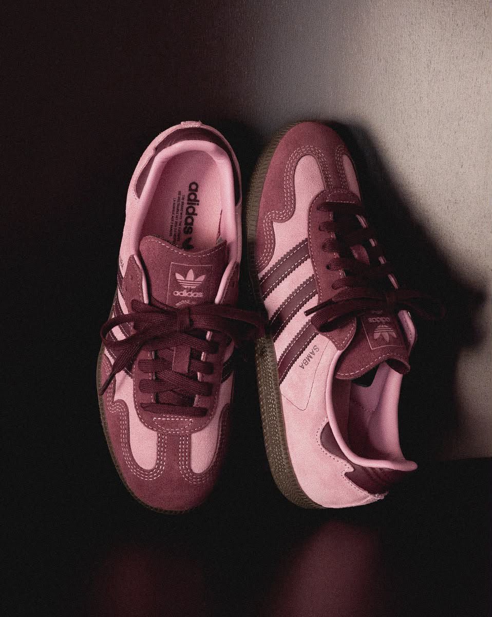Adidas Samba OG β Pink/Burgundy