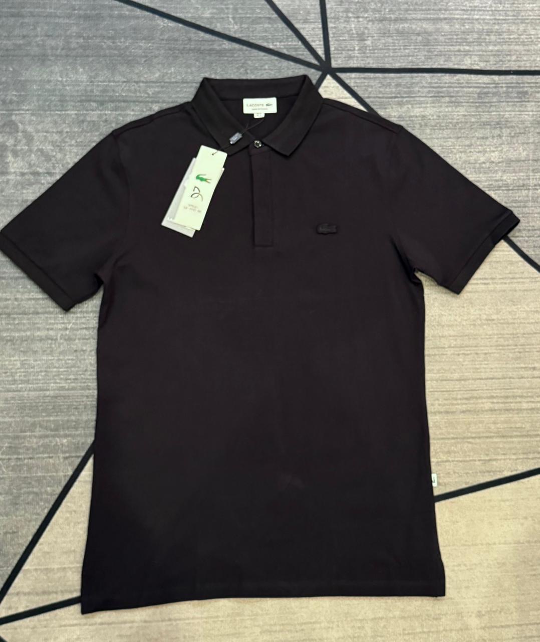 Lacoste Classic Pique Polo — Black