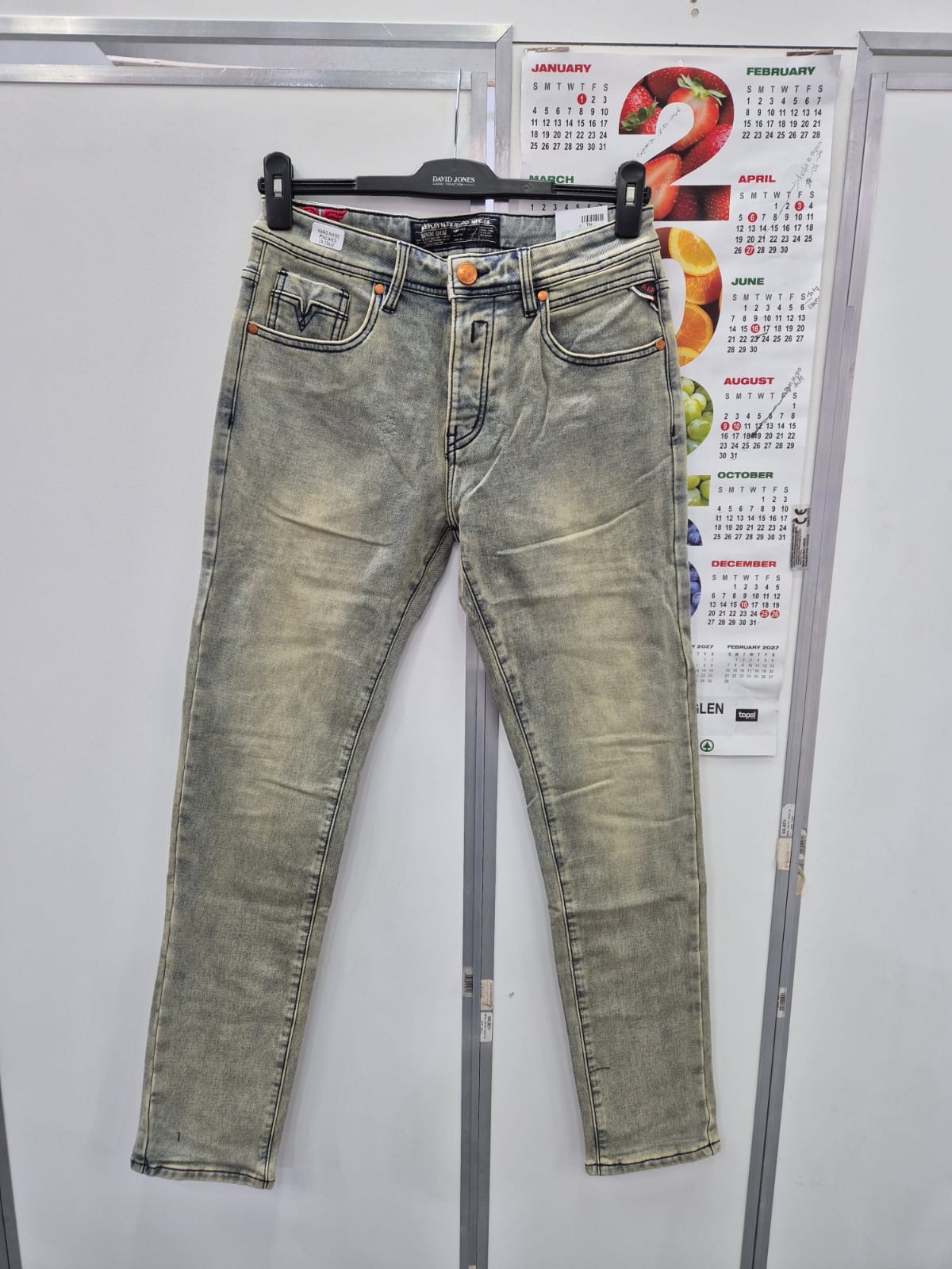 Replay Anbass Jeans — Sage Wash