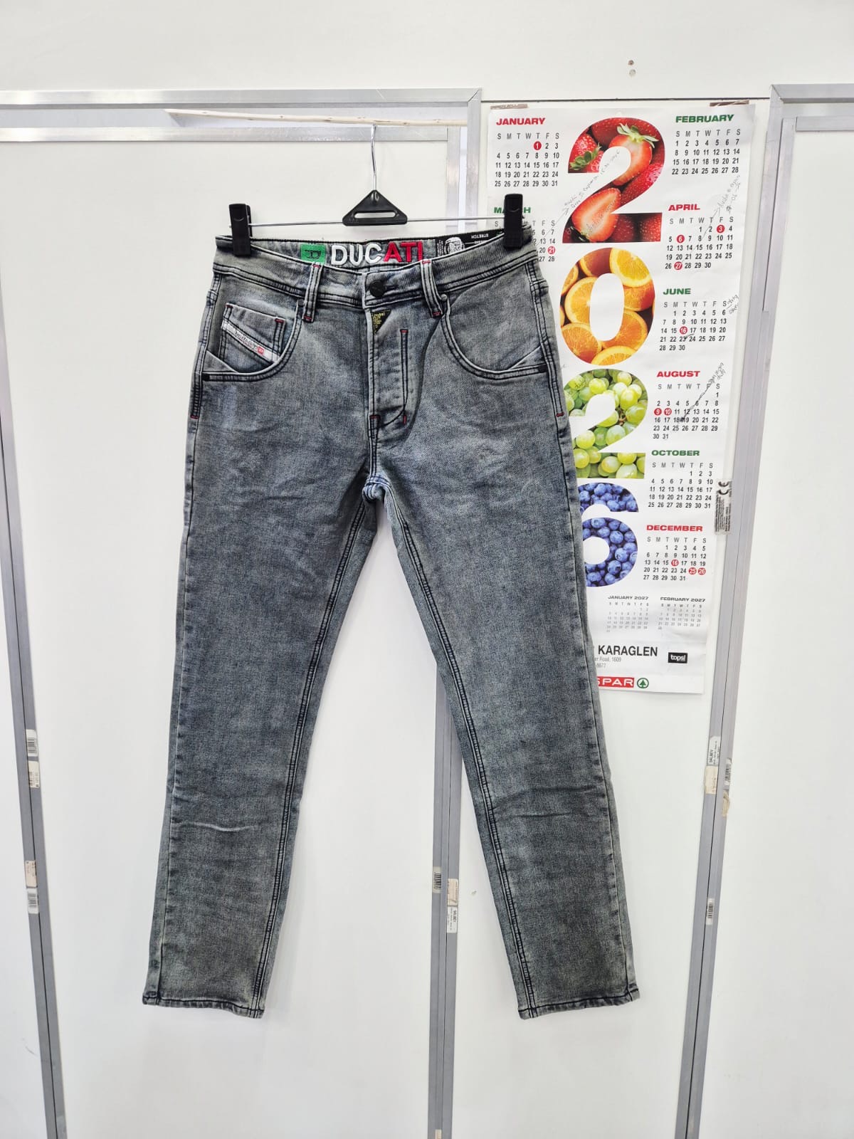 Diesel Ducati Jeans — Silver Wash