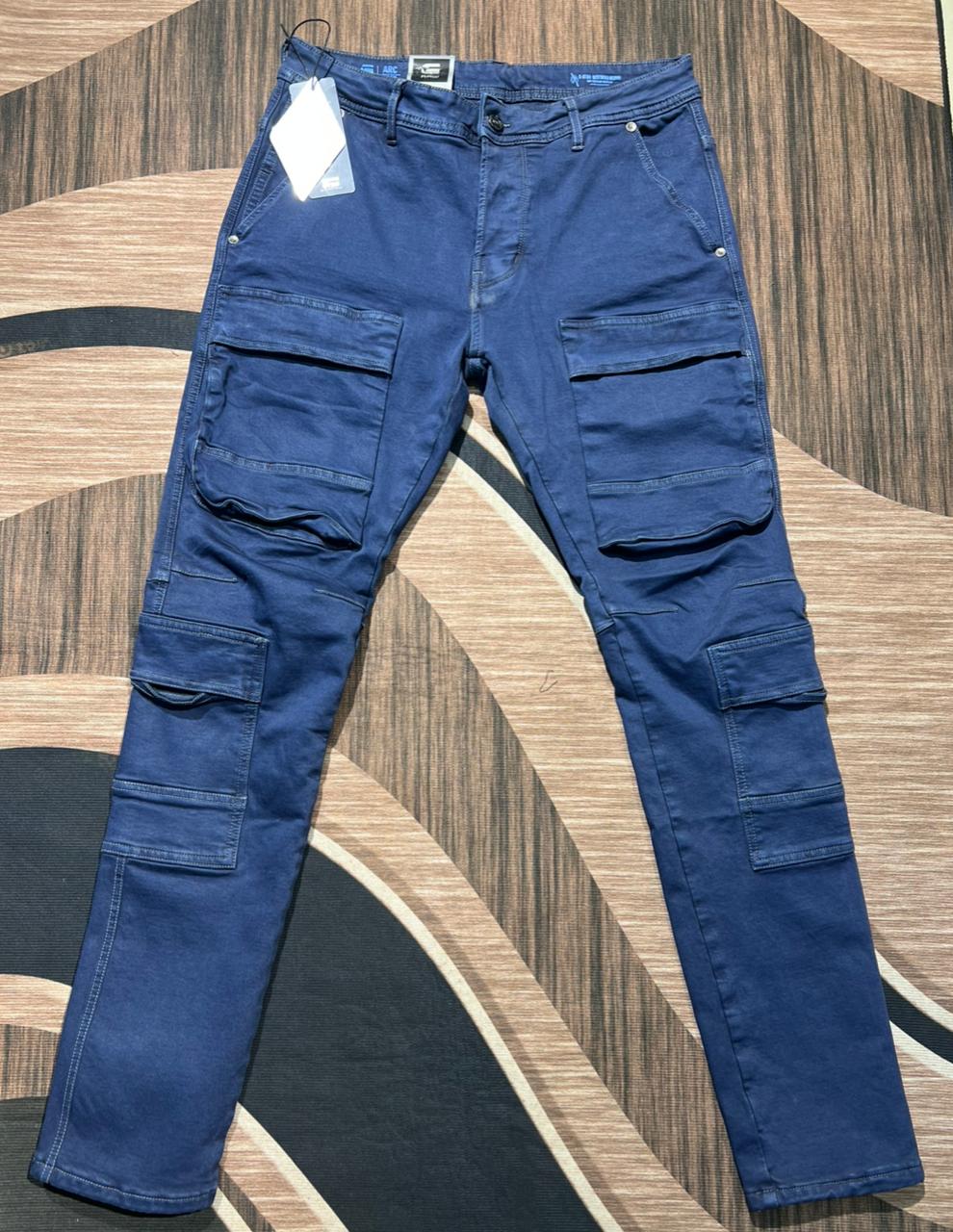 G-Star RAW ARC Cargo Jeans — Navy