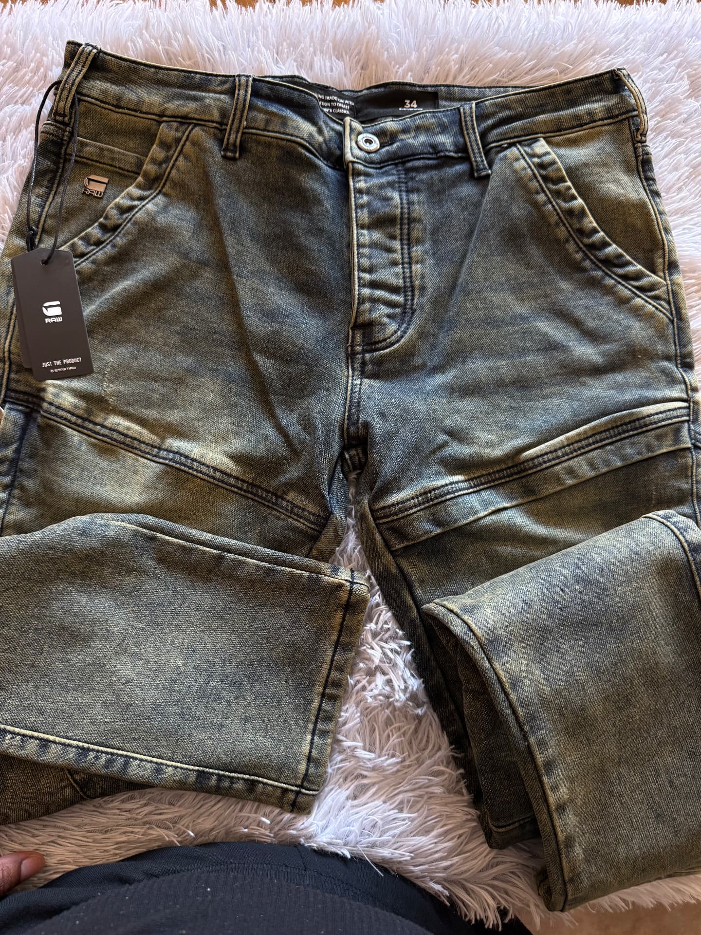 G-Star RAW 3D Tapered Jeans — Faded Olive