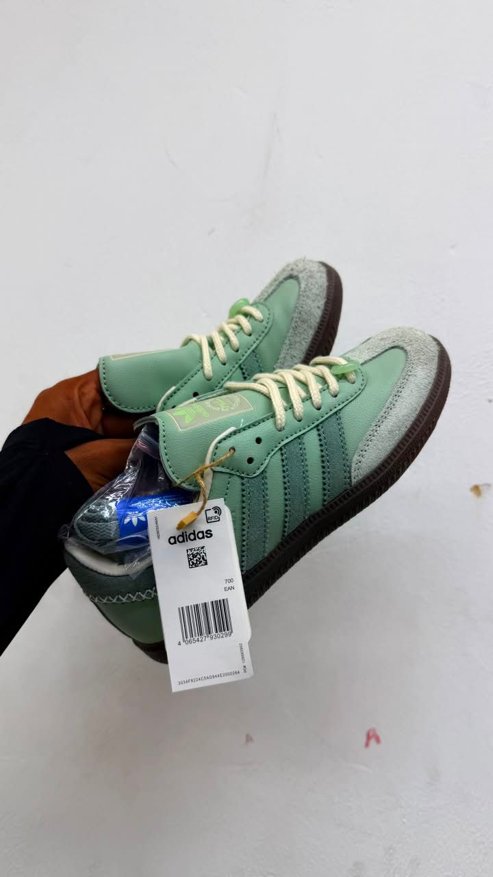 Adidas Samba OG β Mint/Chocolate