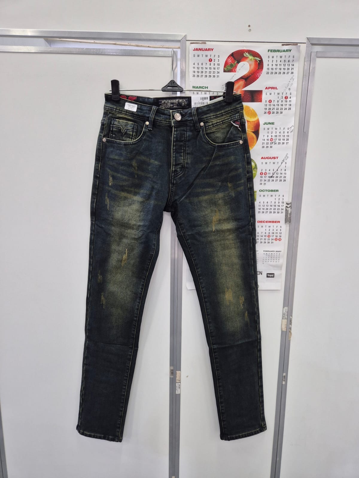 Replay Anbass Jeans — Green Wash