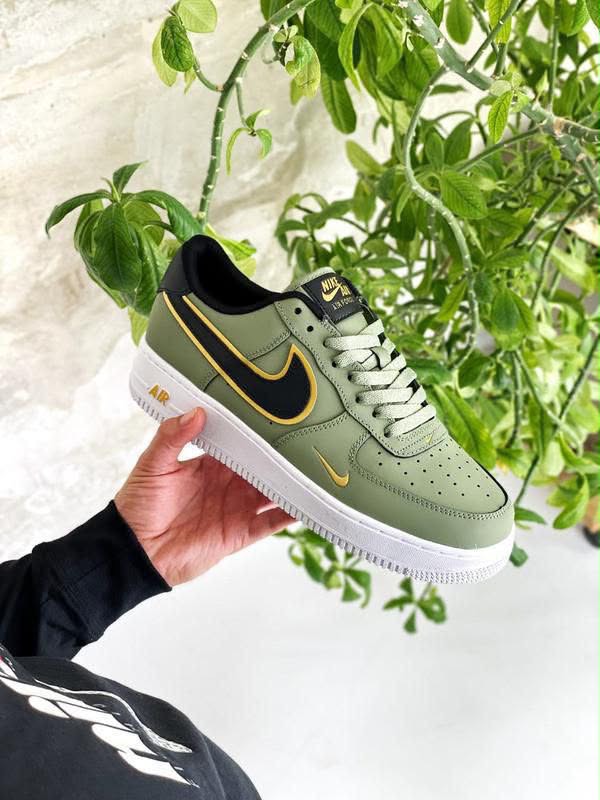 Nike Air Force 1 Low — Olive/Gold