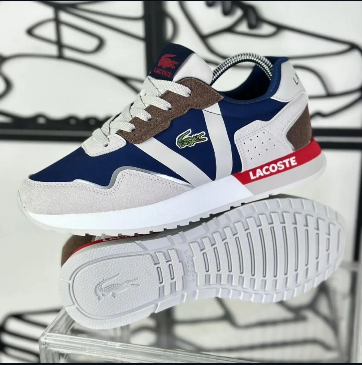 Lacoste L-Spin Deluxe Navy & Red