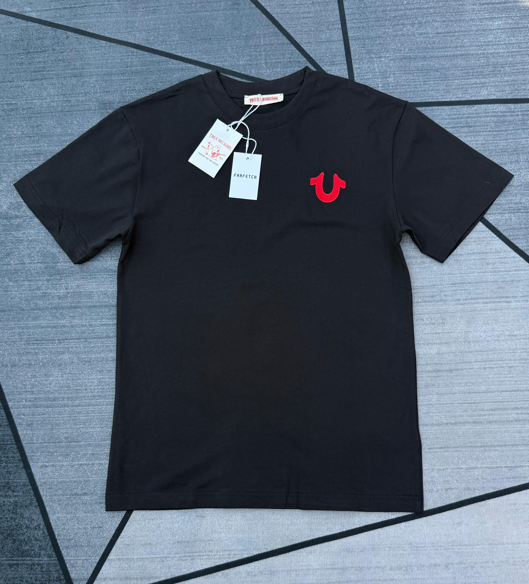 True Religion Horseshoe Tee — Black