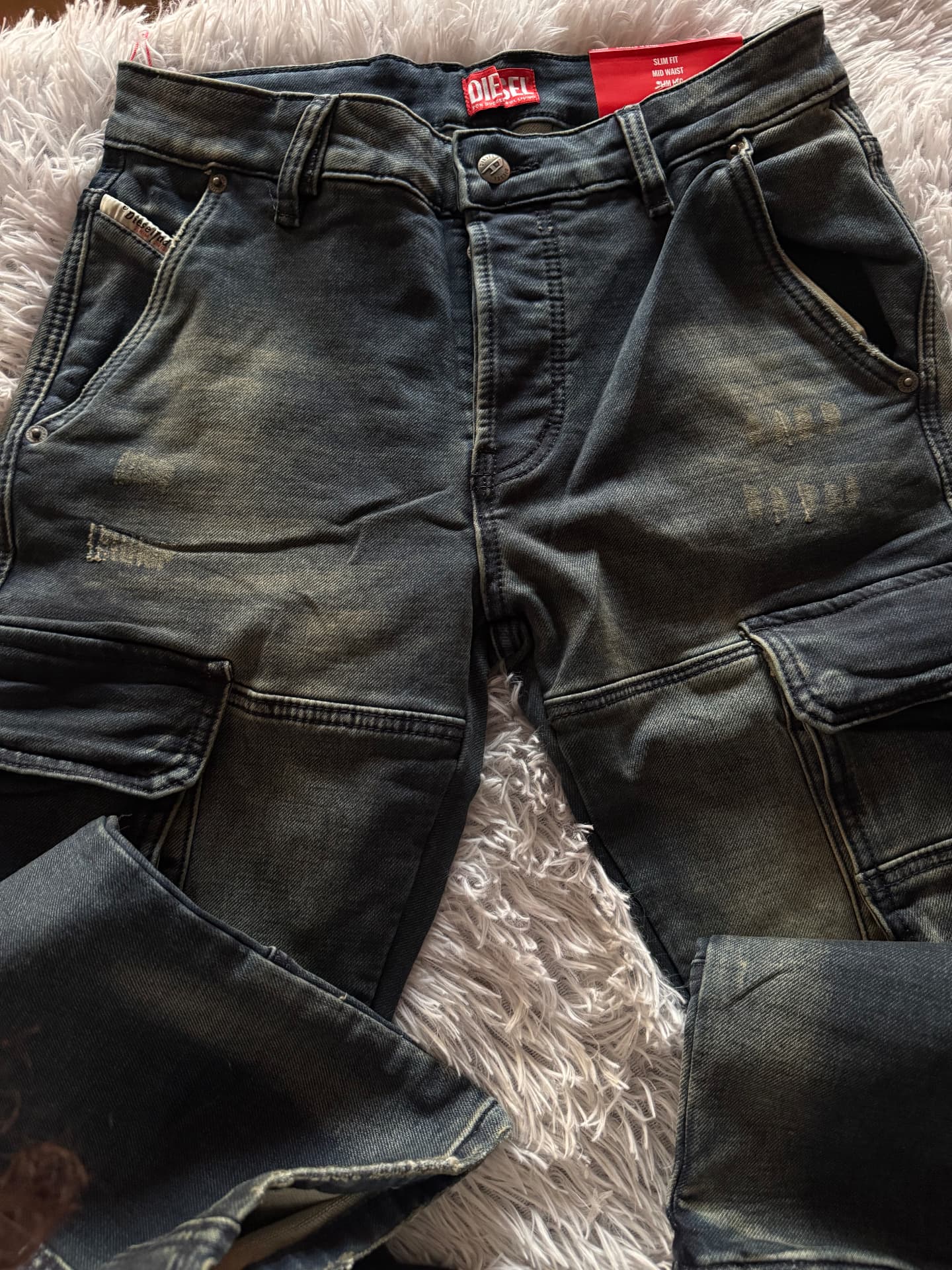 Diesel Cargo Jeans — Blue