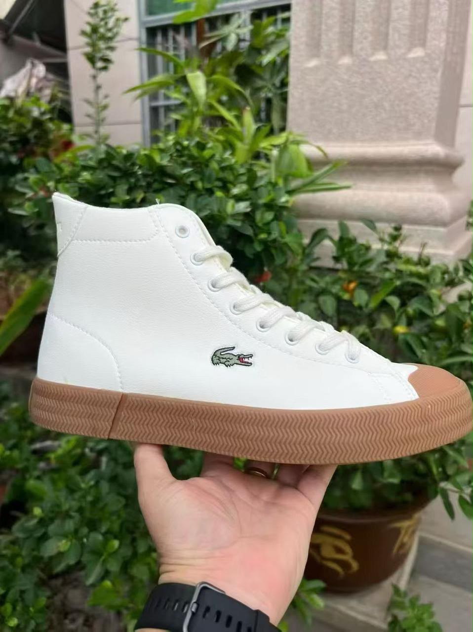Lacoste Gulfport Mid White Gum