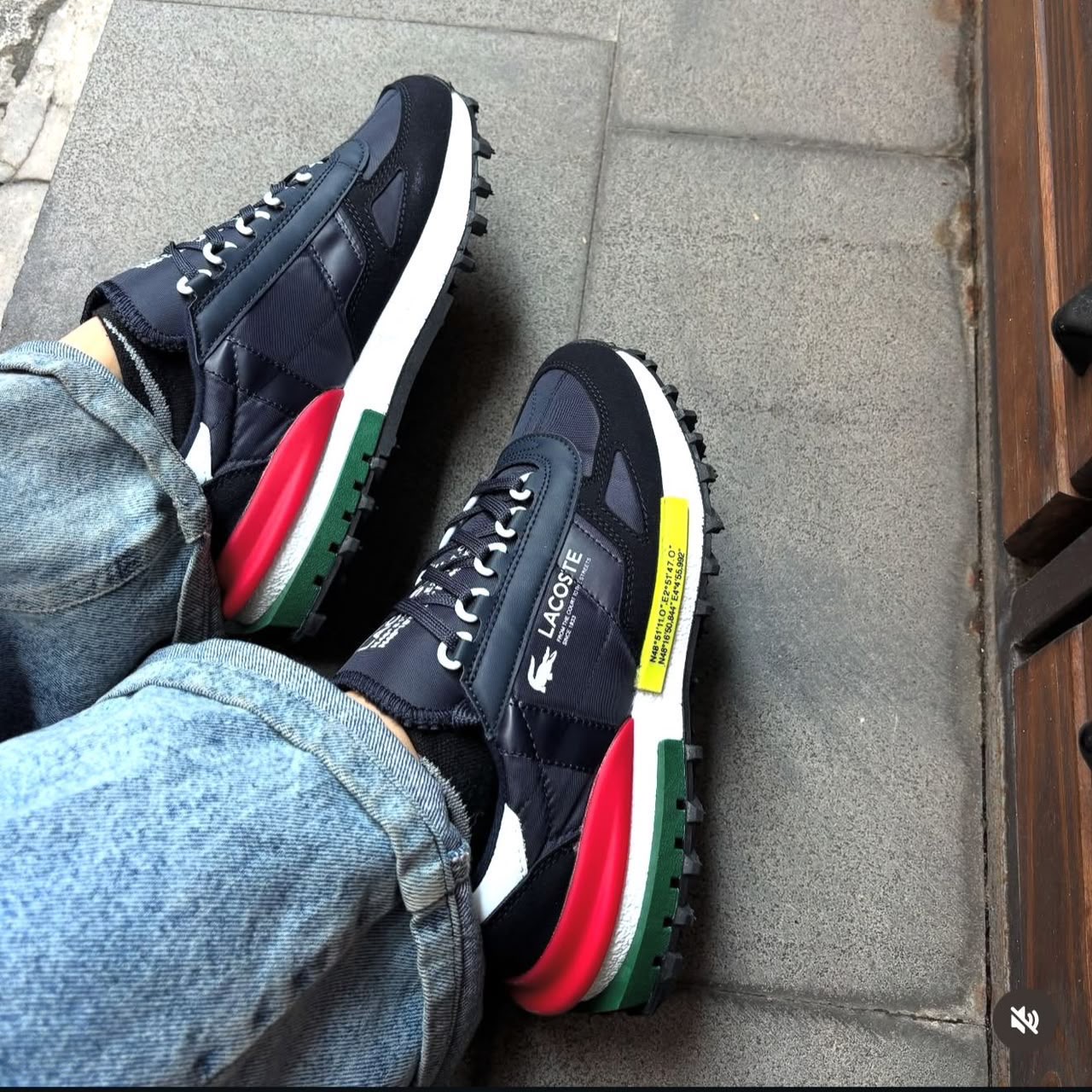 Lacoste L003 Neo Navy Red Green