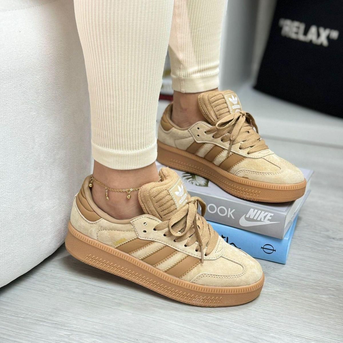 Adidas Samba OG β Beige/Tan Gum