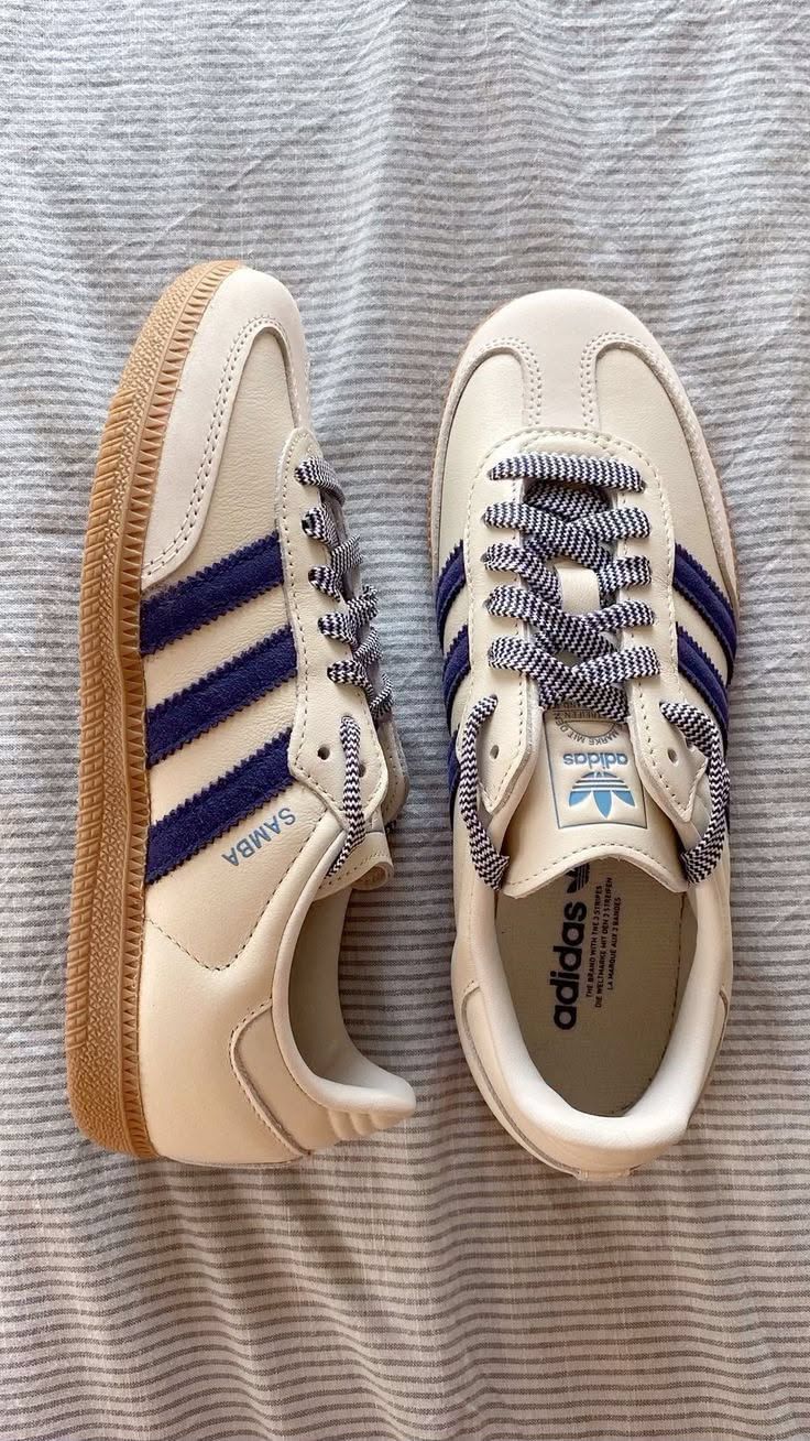 Adidas Samba OG β Cream/Navy