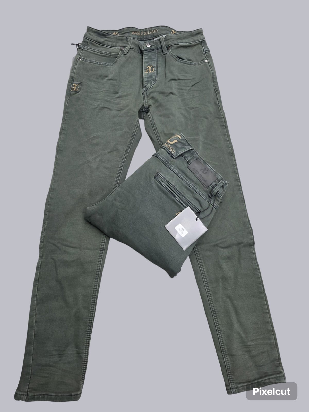 Angelo Galasso Jeans — Olive