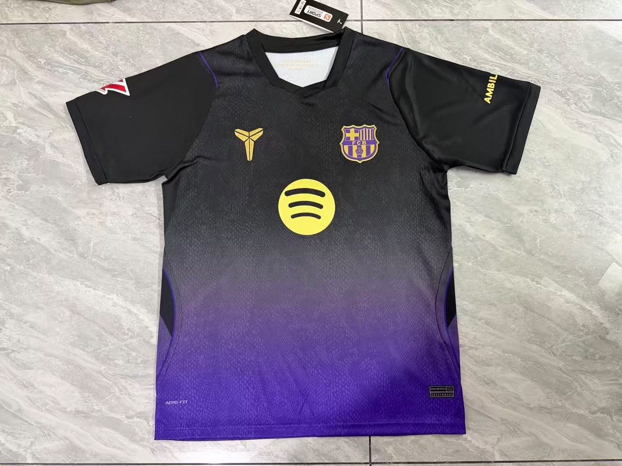 Barcelona Jersey — Black / Purple