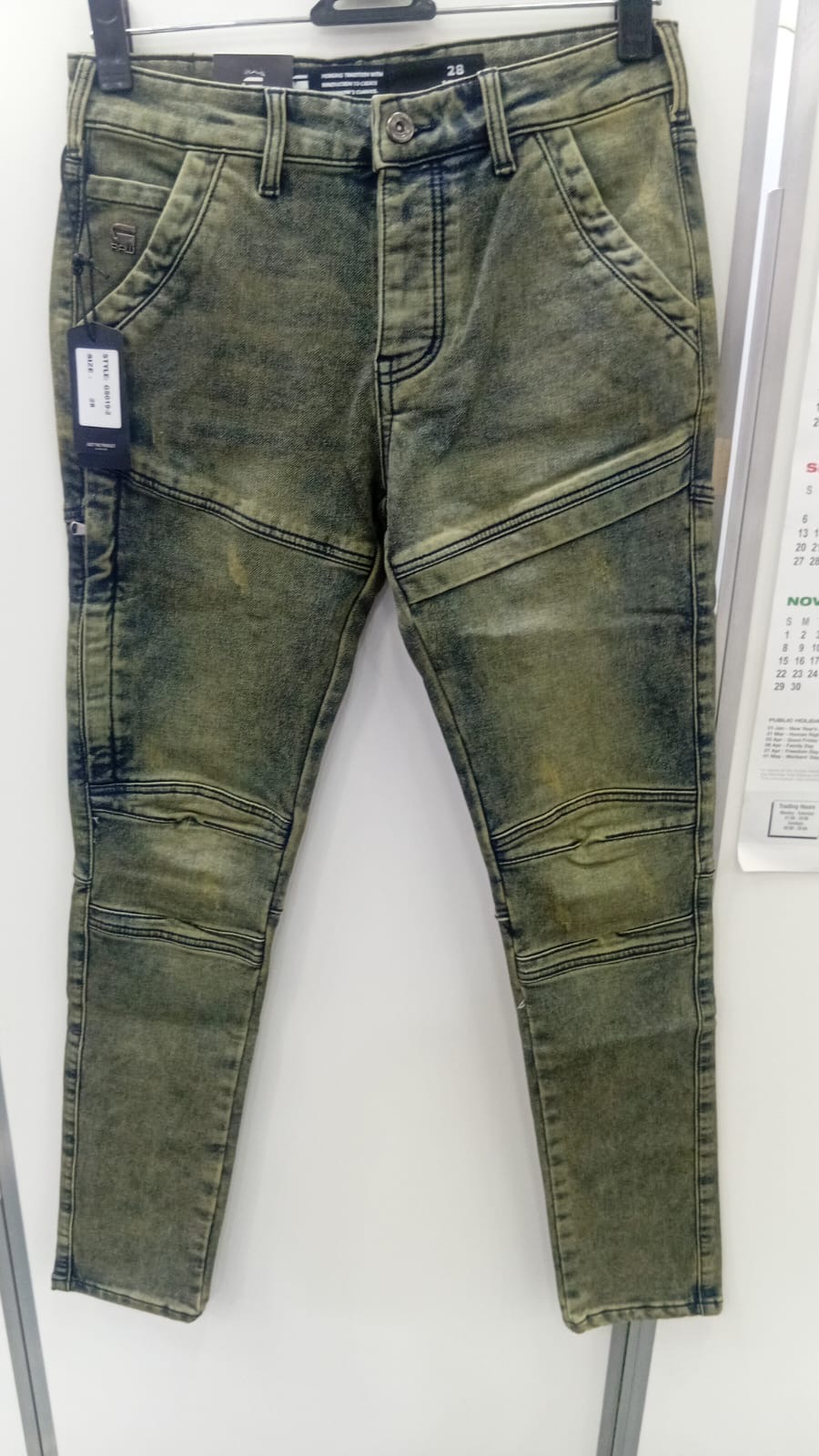 G-Star RAW 3D Skinny Jeans — Olive Tint