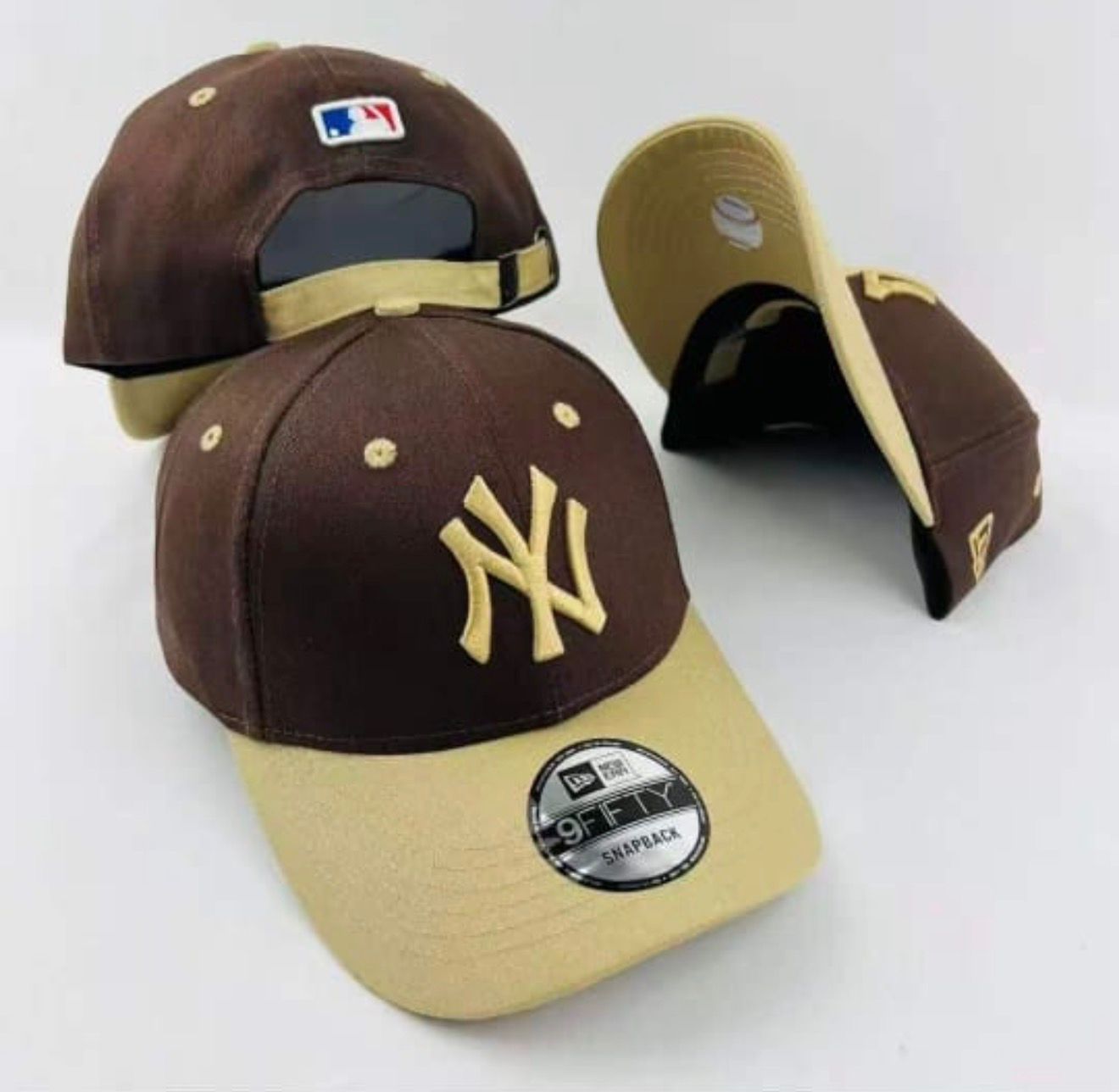 New Era NY Yankees 9FIFTY Snapback Brown/Tan