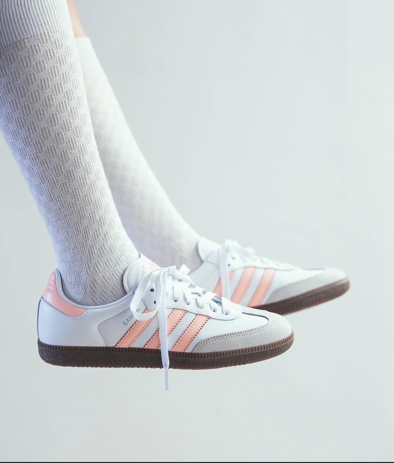 Adidas Samba OG β White/Pink Gum