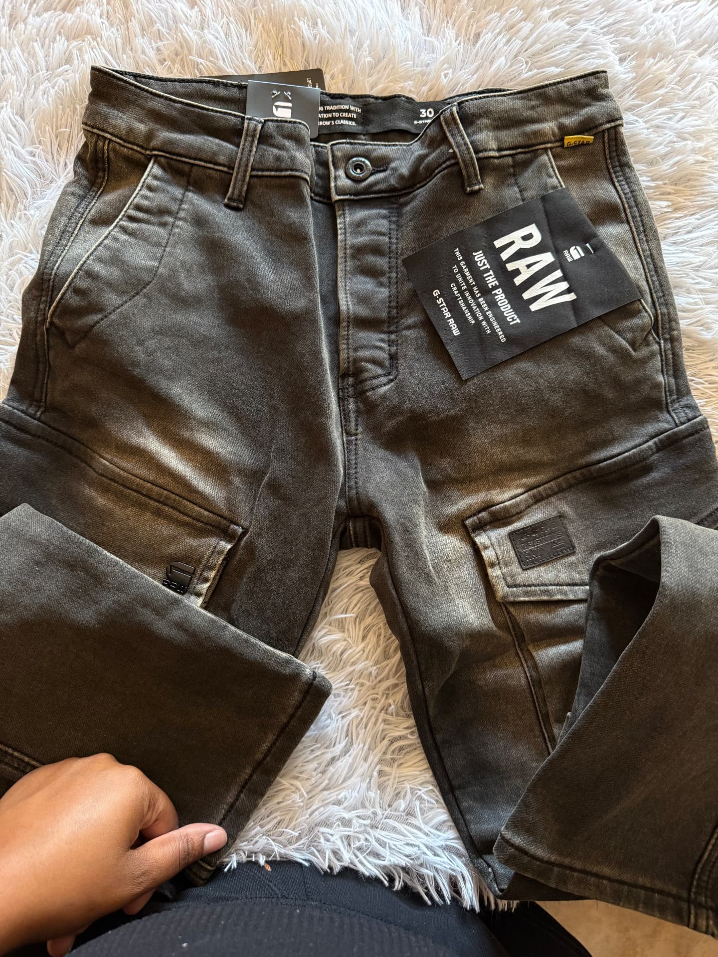 G-Star RAW 3D Tapered Jeans — Washed Brown