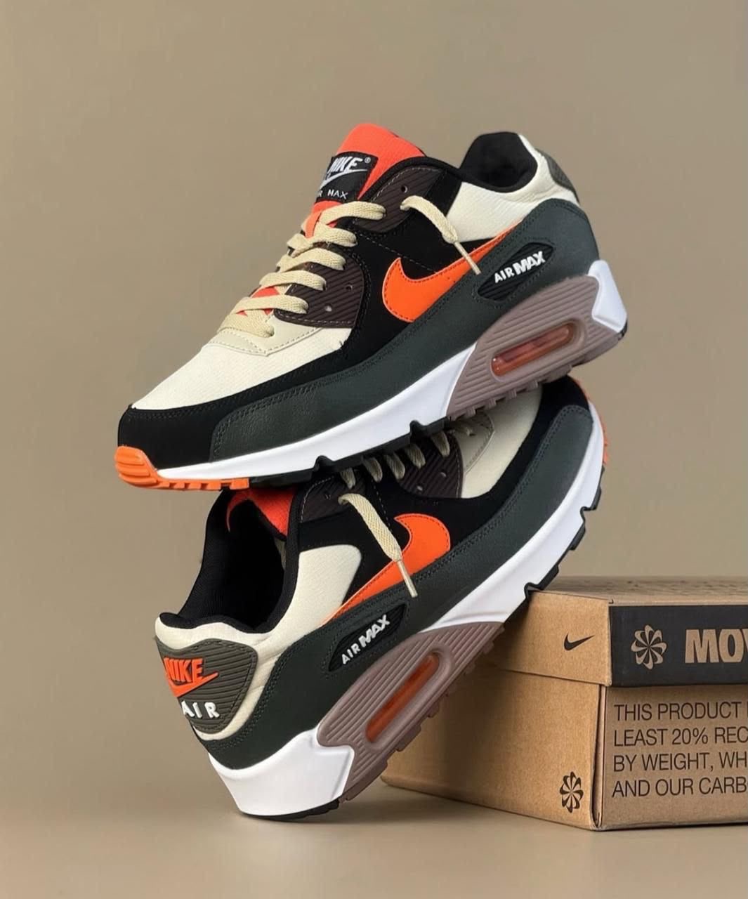 Nike Air Max 90 — Black/Orange